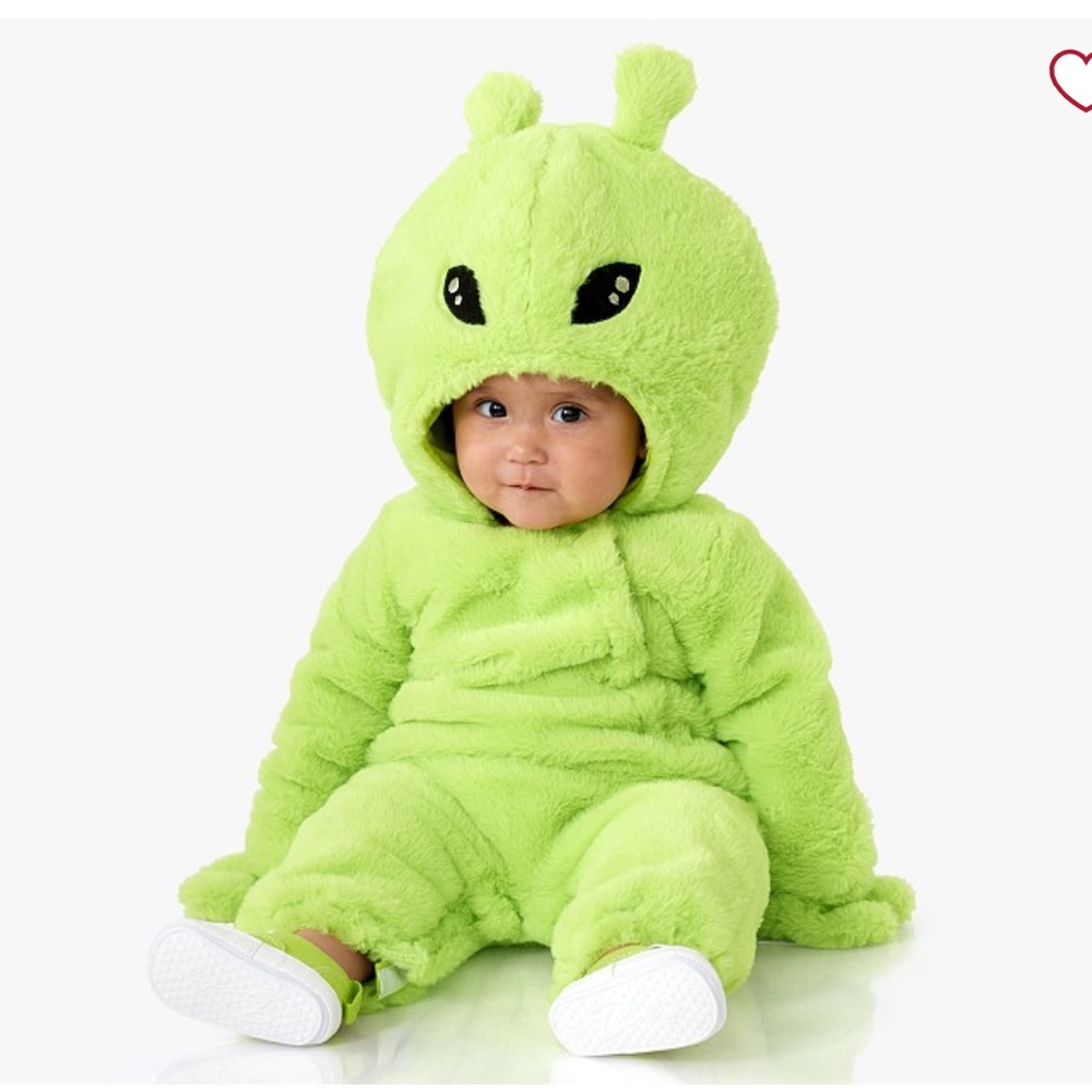 Green Alien Baby Costume 0-6 months
